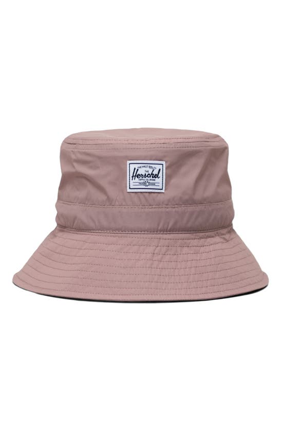 Shop Herschel Supply Co Beach Bucket Hat In Ash Rose