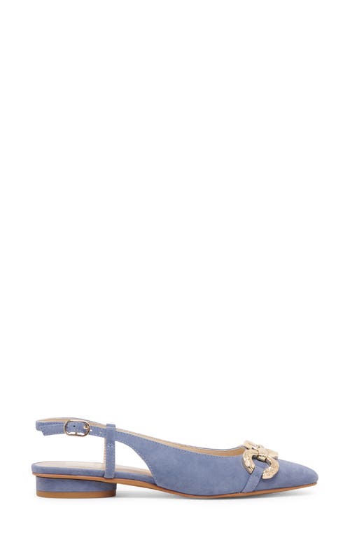 Shop Dolce Vita Ramano Slingback Flat In Bluebell Suede