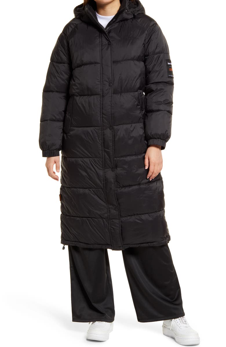IETS FRANS Thermore Maxi Recycled Puffer Jacket, Alternate, color, BLACK