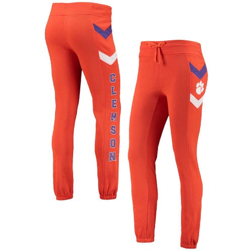 Women's Colosseum Orange Clemson Tigers Kripke Chevron Jogger Pants