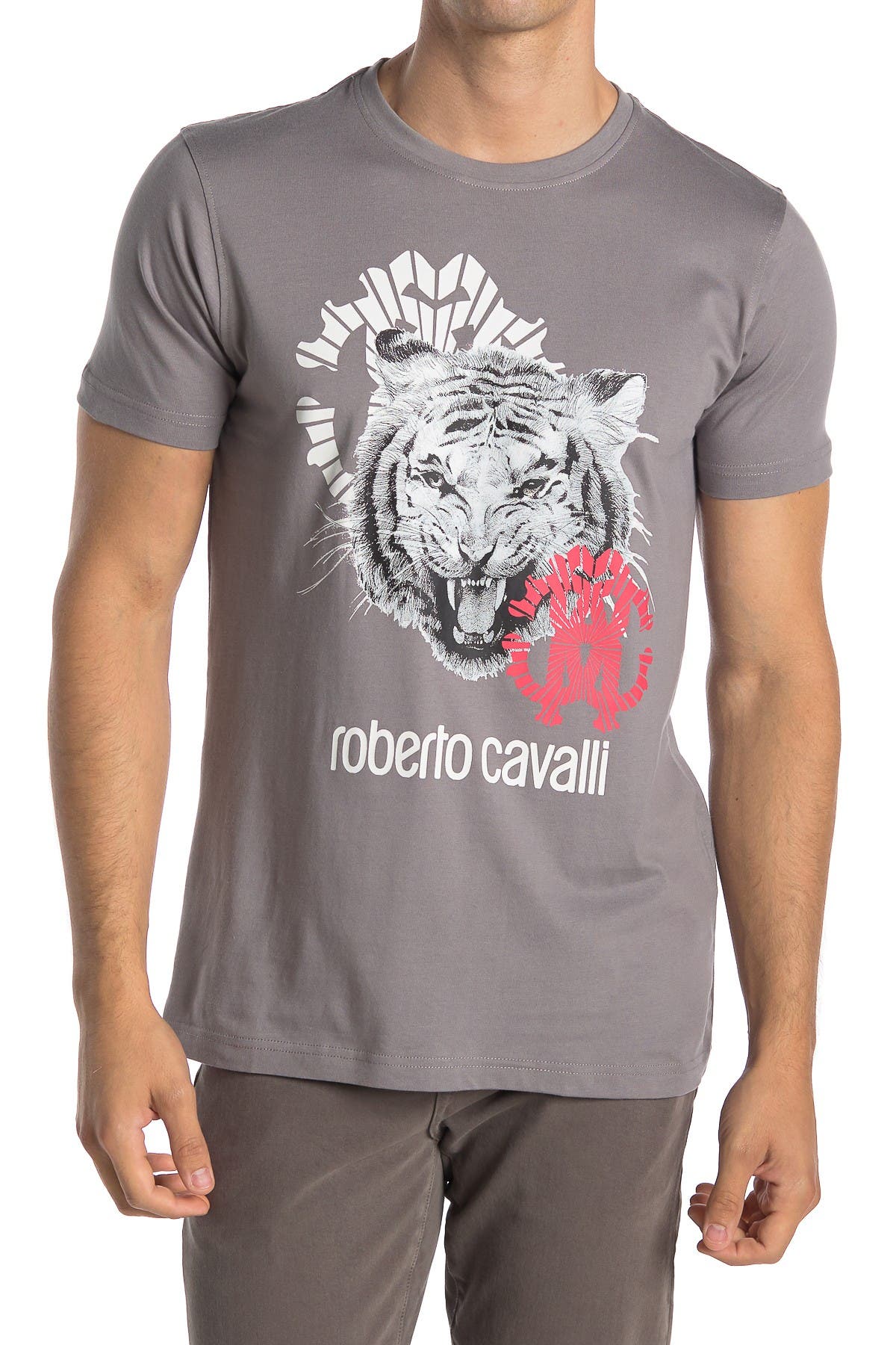 Roberto Cavalli | Tiger Graphic Crew Neck T-Shirt | Nordstrom Rack