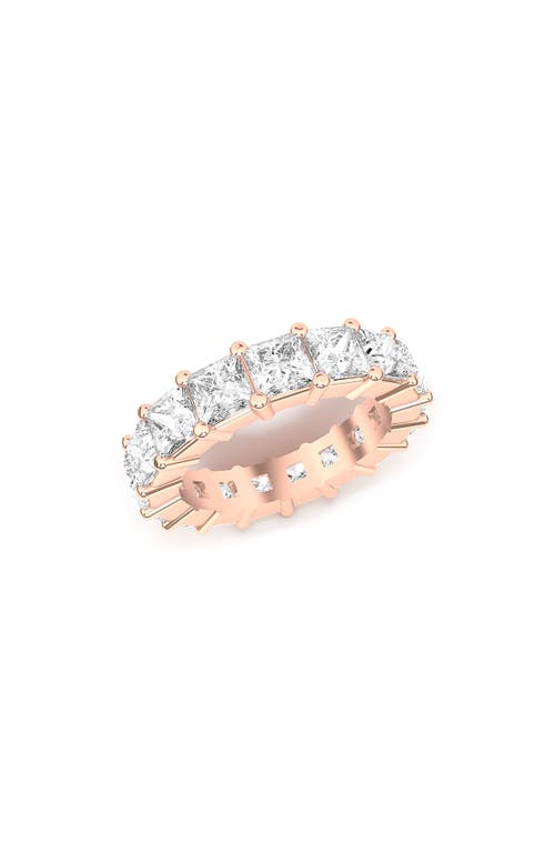 Hautecarat Lab Created Diamond Eternity Ring In 18k Rg