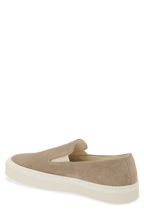 Common Projects Suede Slip-on Sneakers In Earth
