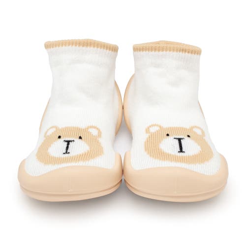 Shop Komuello Toddler Sock Shoes In Light Beige