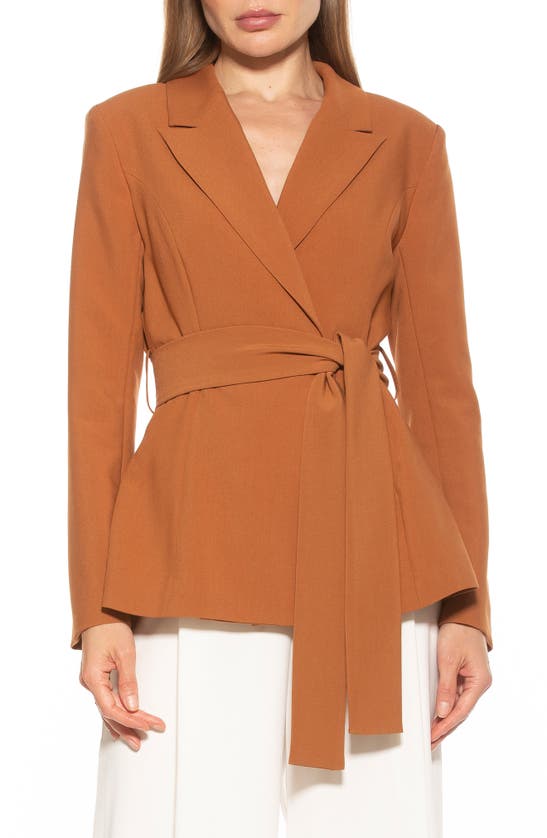 Alexia Admor Olya Jacket Blazer In Brown