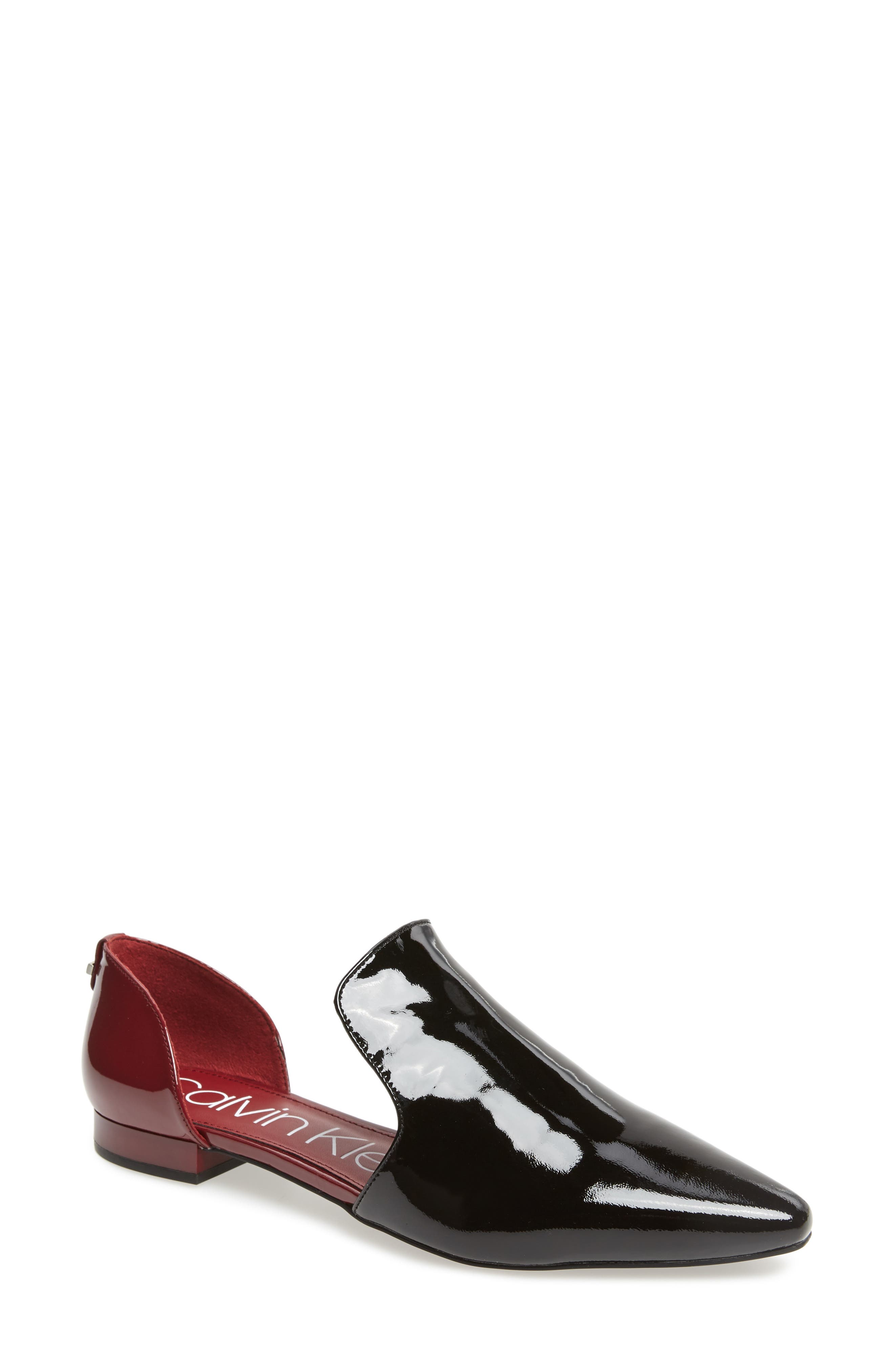 Calvin Klein Edona Loafer Flat, Black