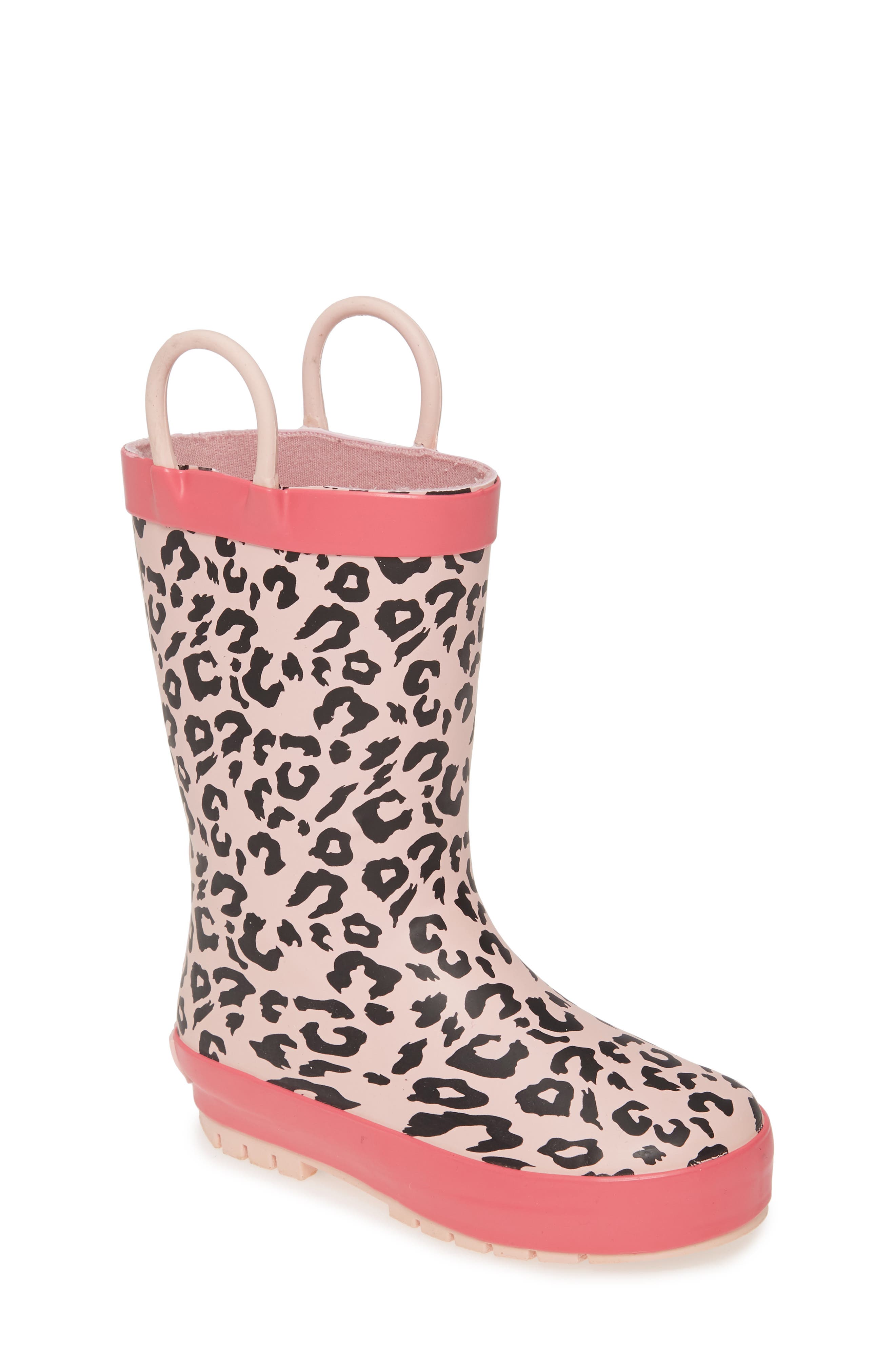 leopard rain boot