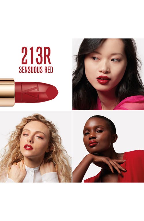 Shop Valentino Rosso  Refillable Lipstick In 213r/satin