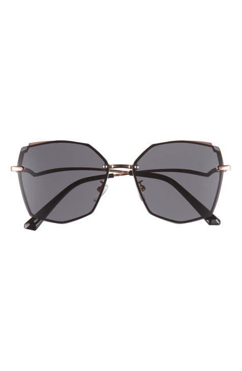 54mm Geometric Sunglasses