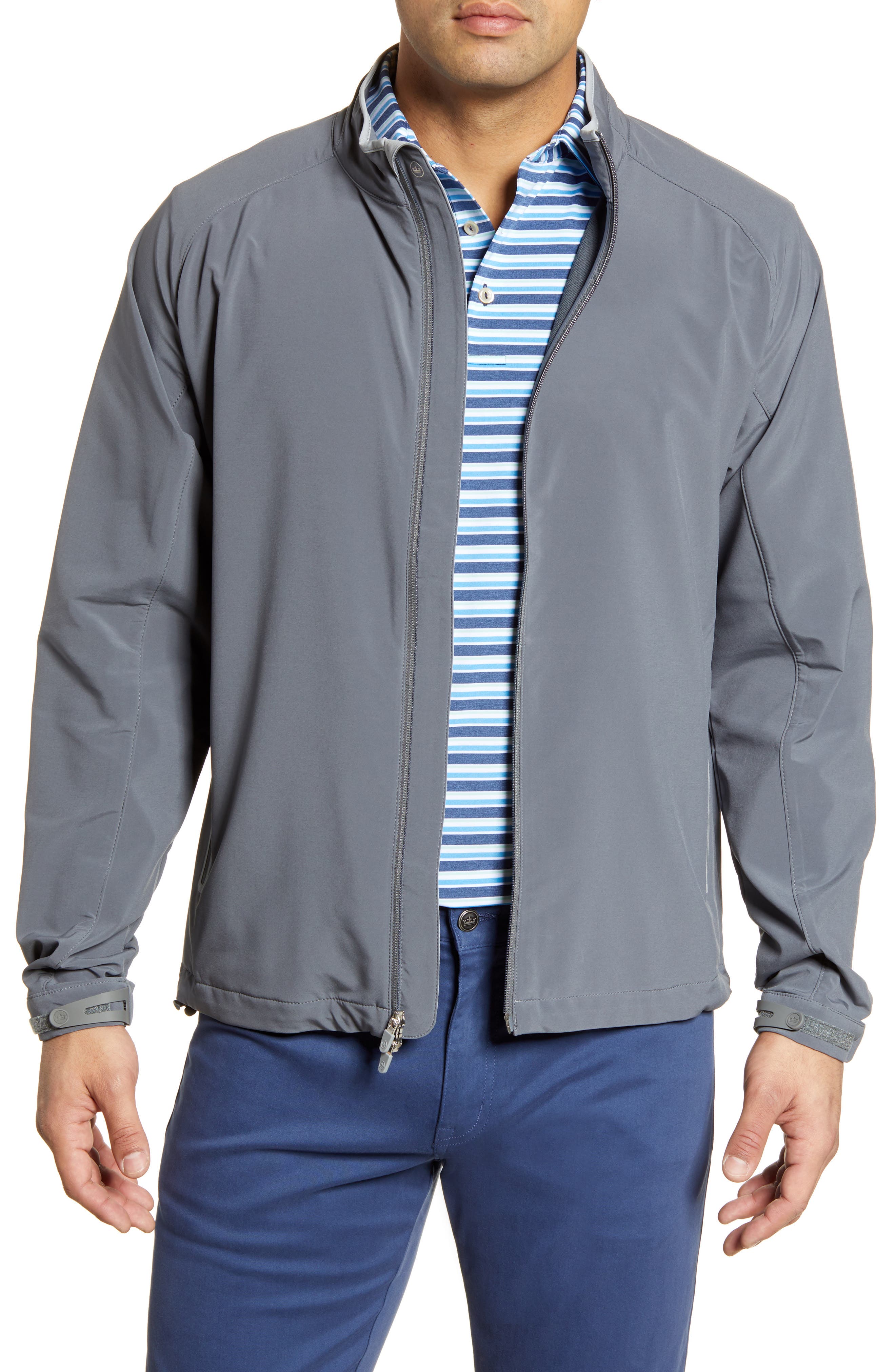 Peter Millar Zephyr Jacket In Iron 