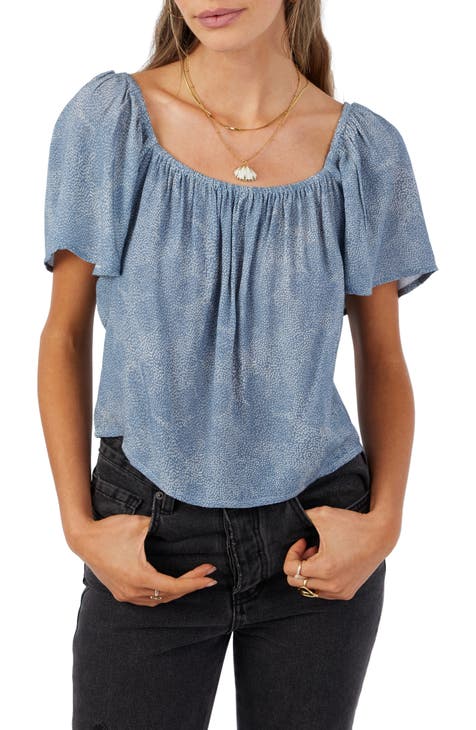 Urban Outfitters FLX /Commuter Cinched Cropped Bungee-Hem Jersey Boatneck  Top Thumbholes XL Gray - $15 (78% Off Retail) - From ShopMyWorld