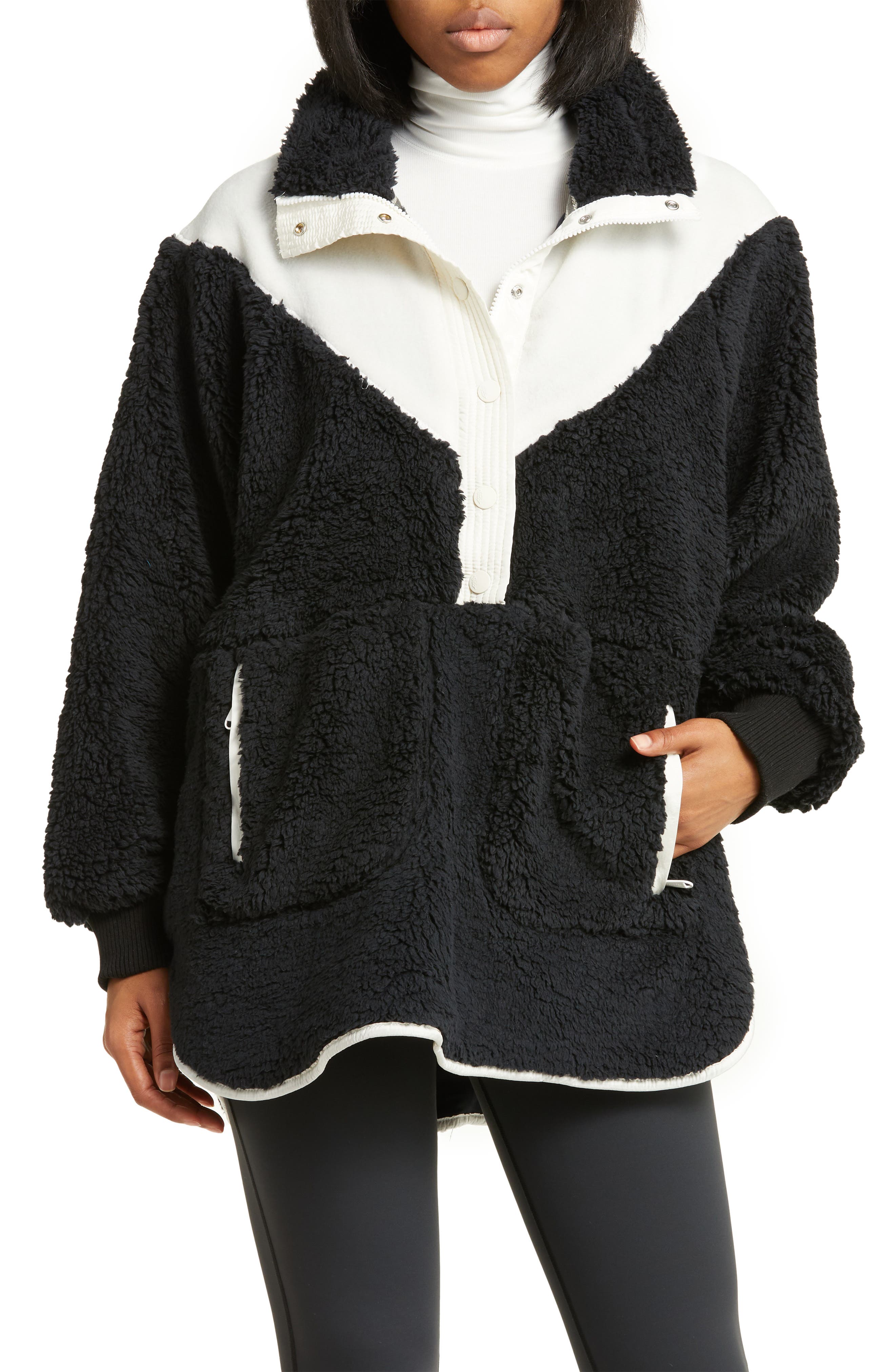 sherpa jacket hoodie