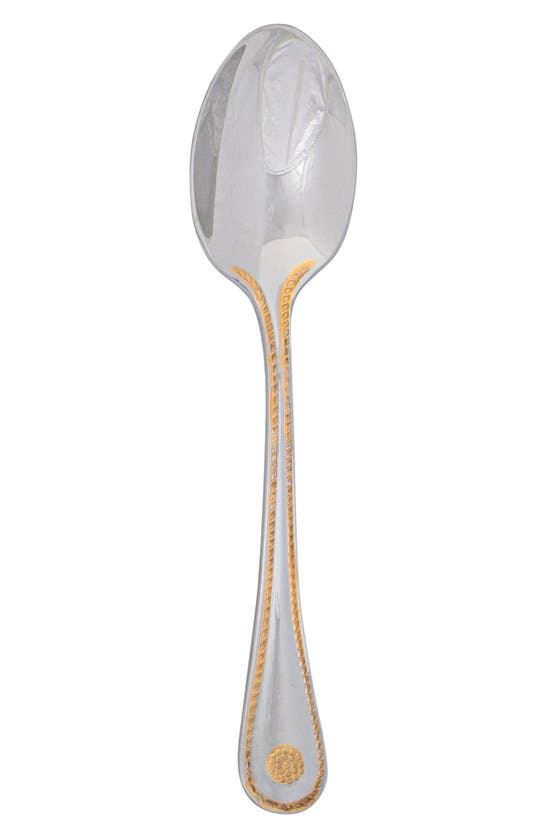 Juliska Berry And Thread Gold Accent 5-piece Place Setting In Polished Silver/ Gold