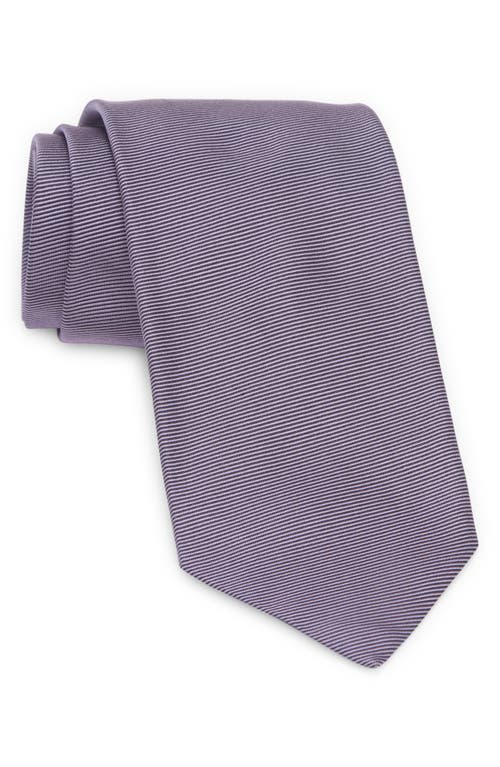 TOM FORD Solid Silk Twill Tie in Purple Iris