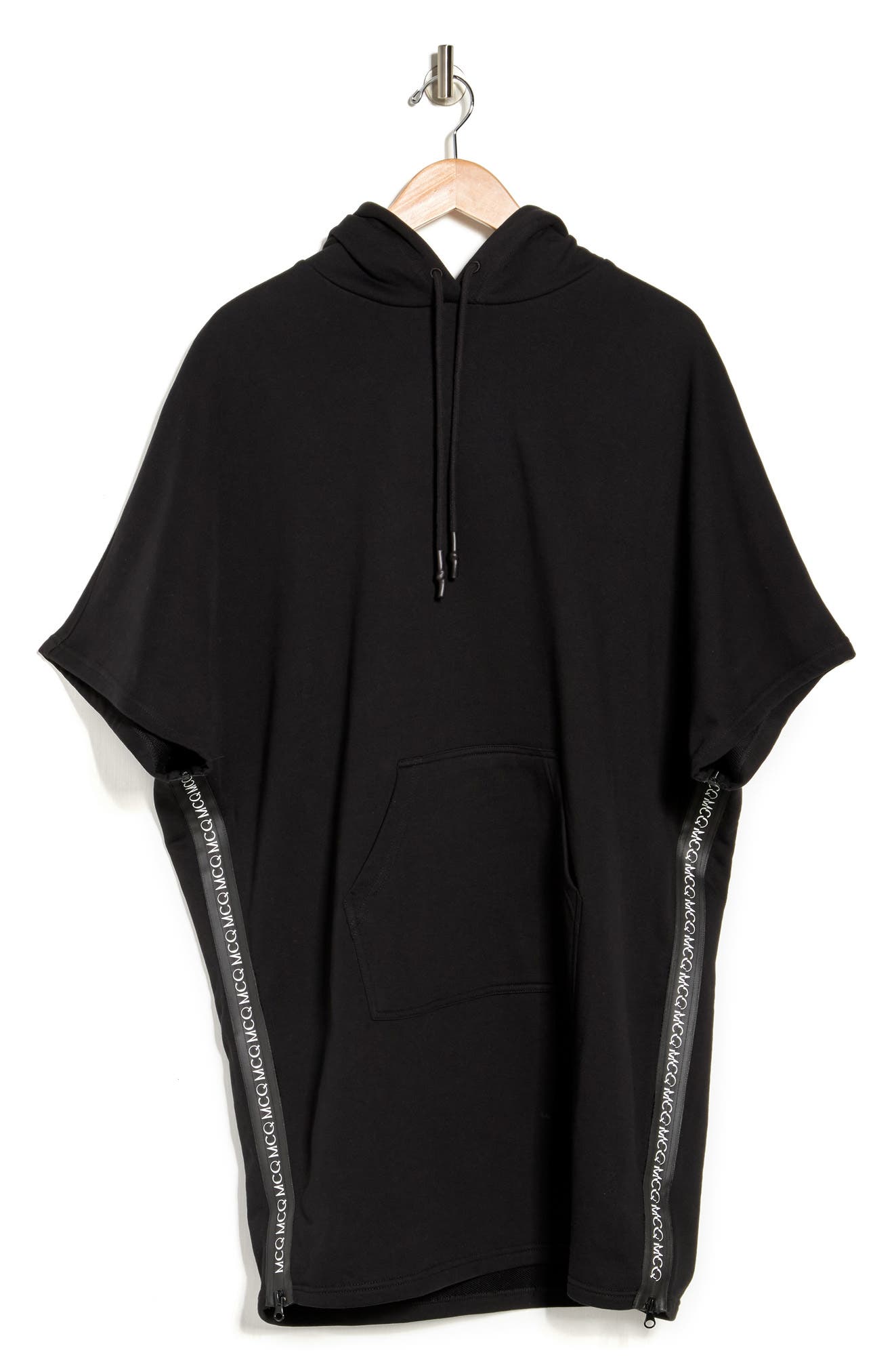 Alexander McQueen Flag Hoodie Dress in Black at Nordstrom Rack, Size Small