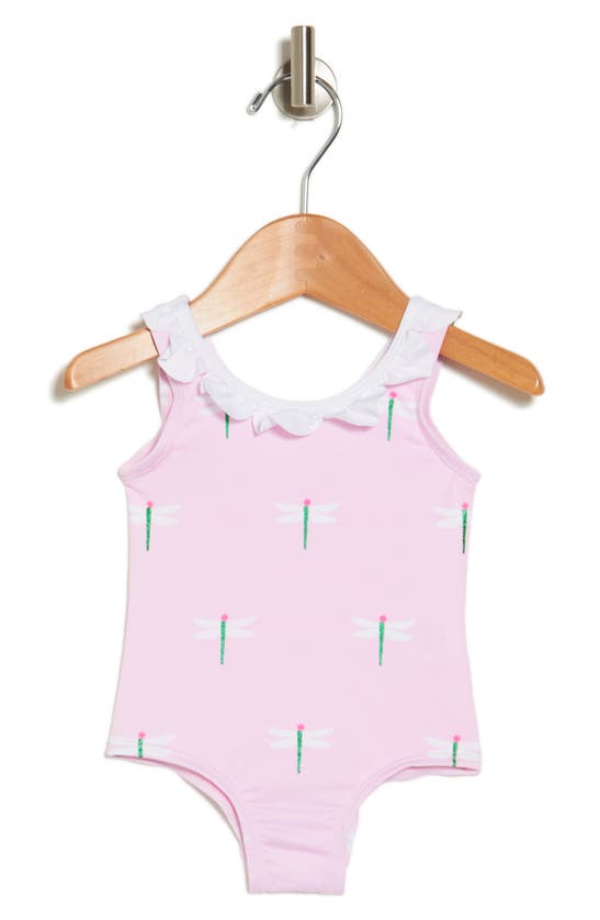 Shop Wippette Dragonflies One-piece Swimsuit In Pink