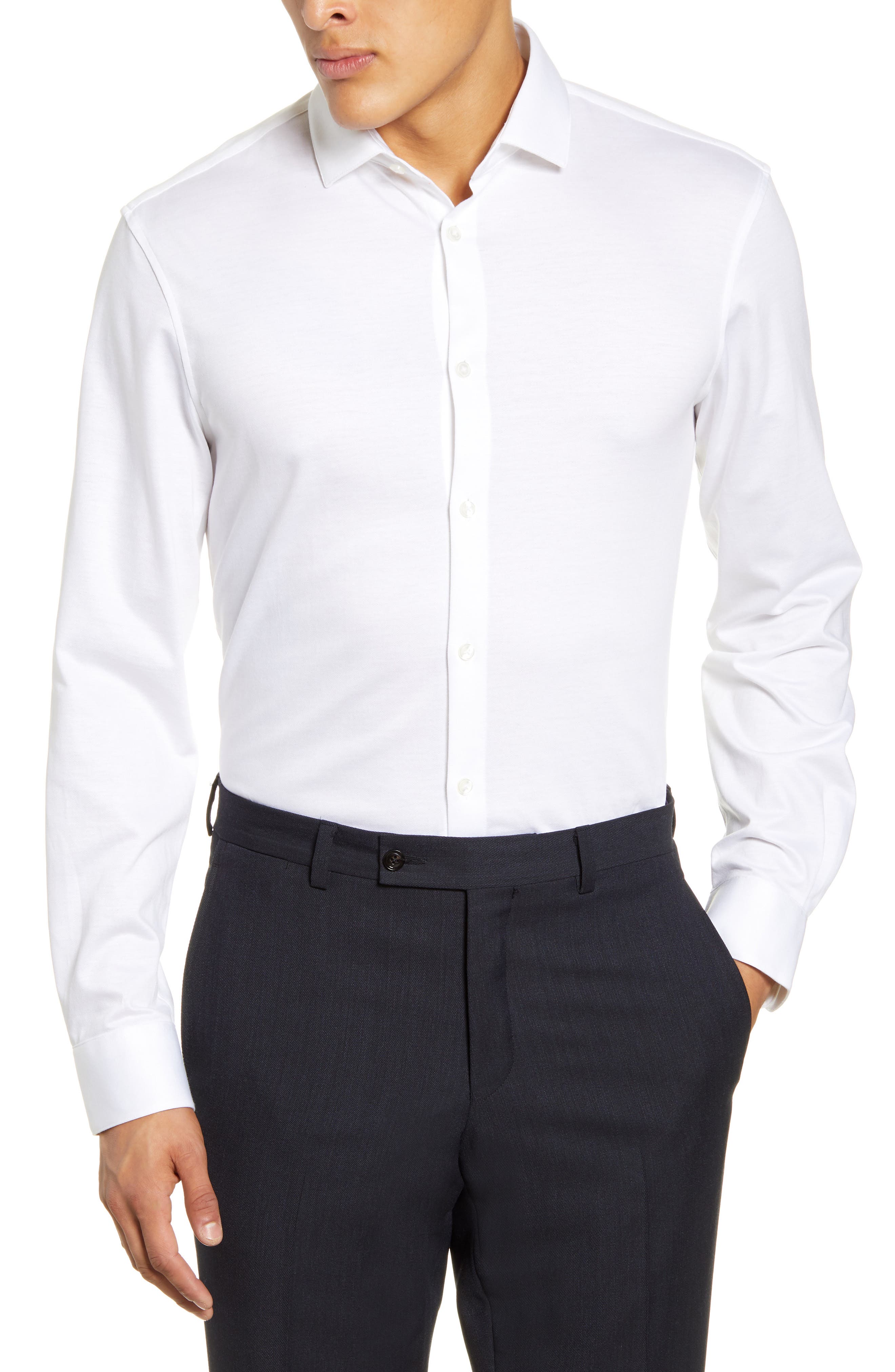 john varvatos white dress shirt