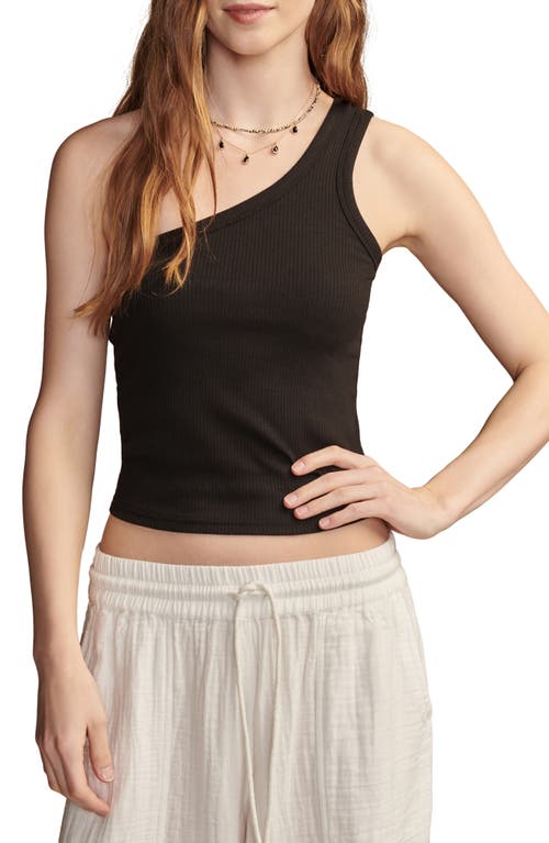 Lucky Brand One-Shoulder Rib Tank at Nordstrom,