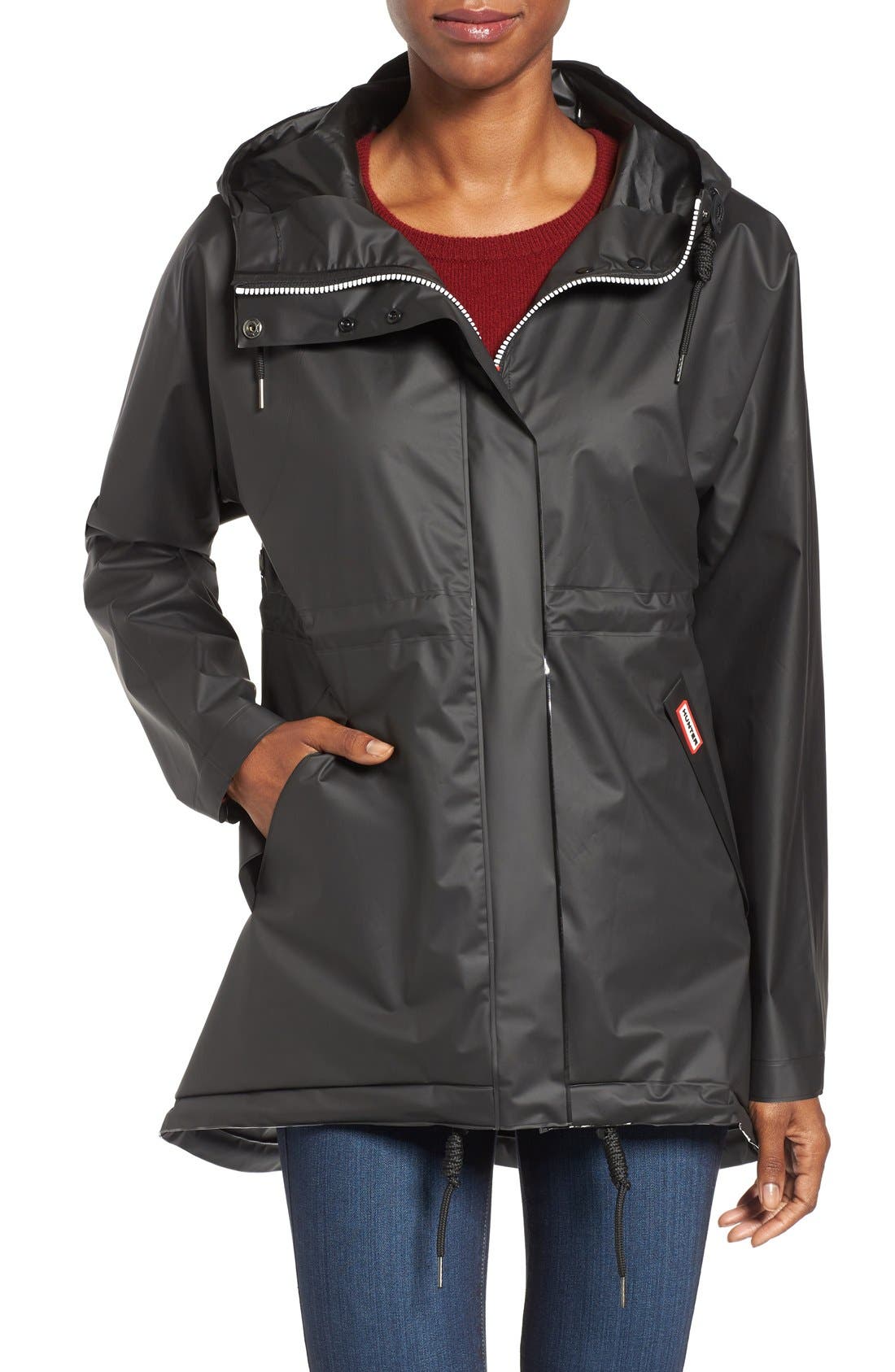 Hunter 'Original Smock' Hooded Drawstring Waterproof Jacket Nordstrom