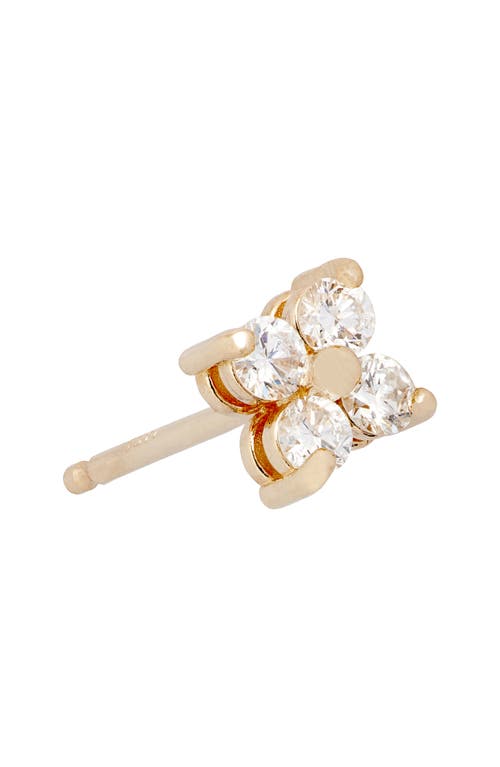 Zoë Chicco Quad Diamond Stud Earring in 14K Yellow Gold at Nordstrom
