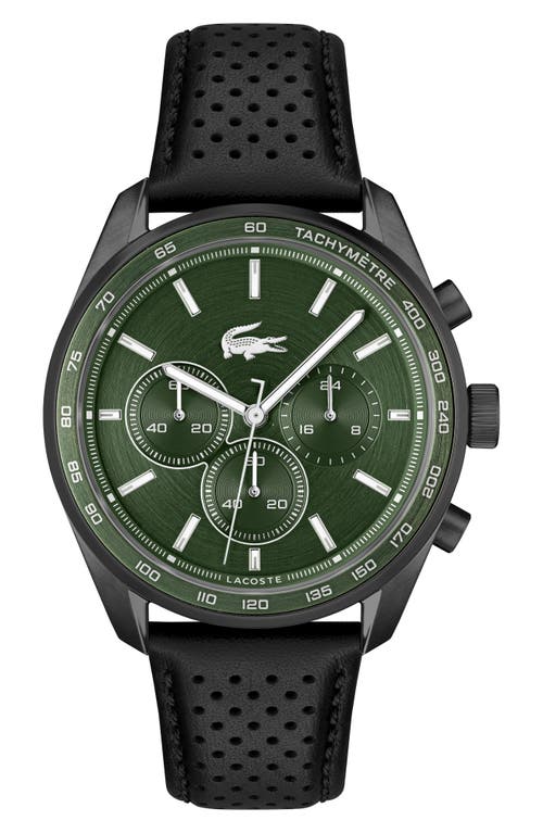 Lacoste Boston Chronograph Watch, 42mm In Black