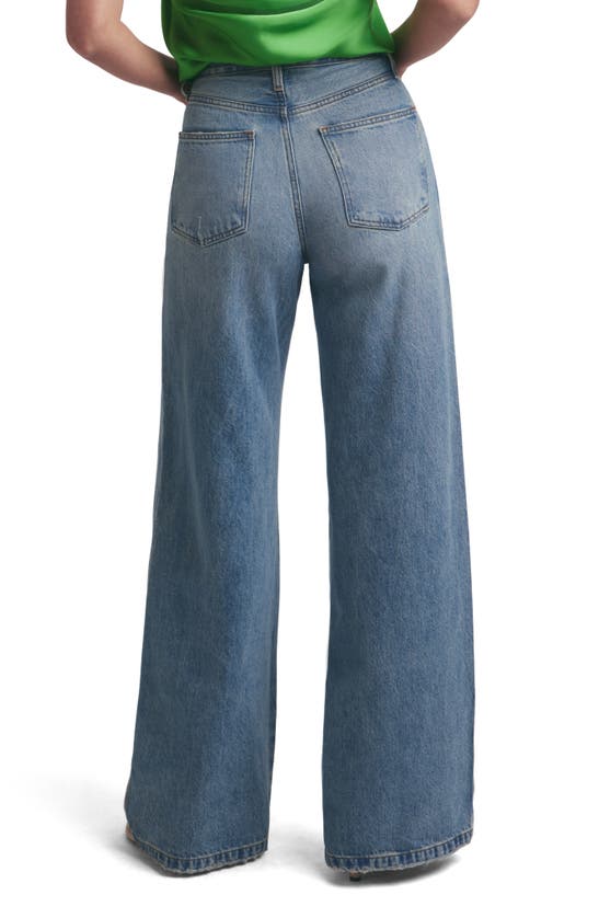 Shop Favorite Daughter The Masha High Waist Wide Leg Jeans In Margate