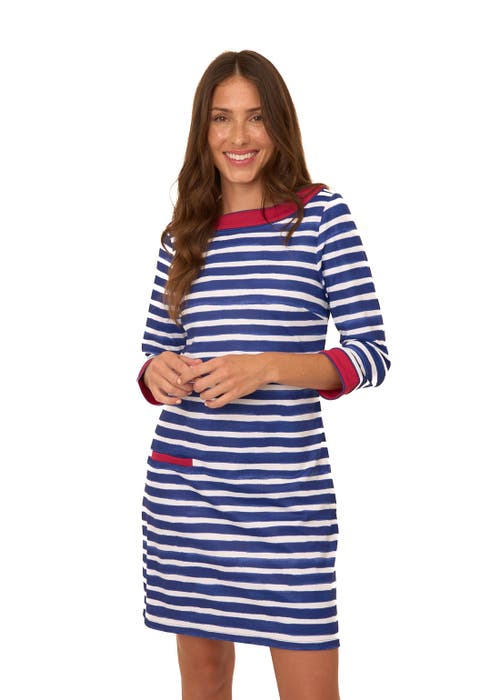 Shop Cabana Life Cabana Shift Dress In Tahoe Stripe