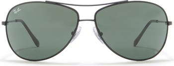 63mm Aviator Sunglasses