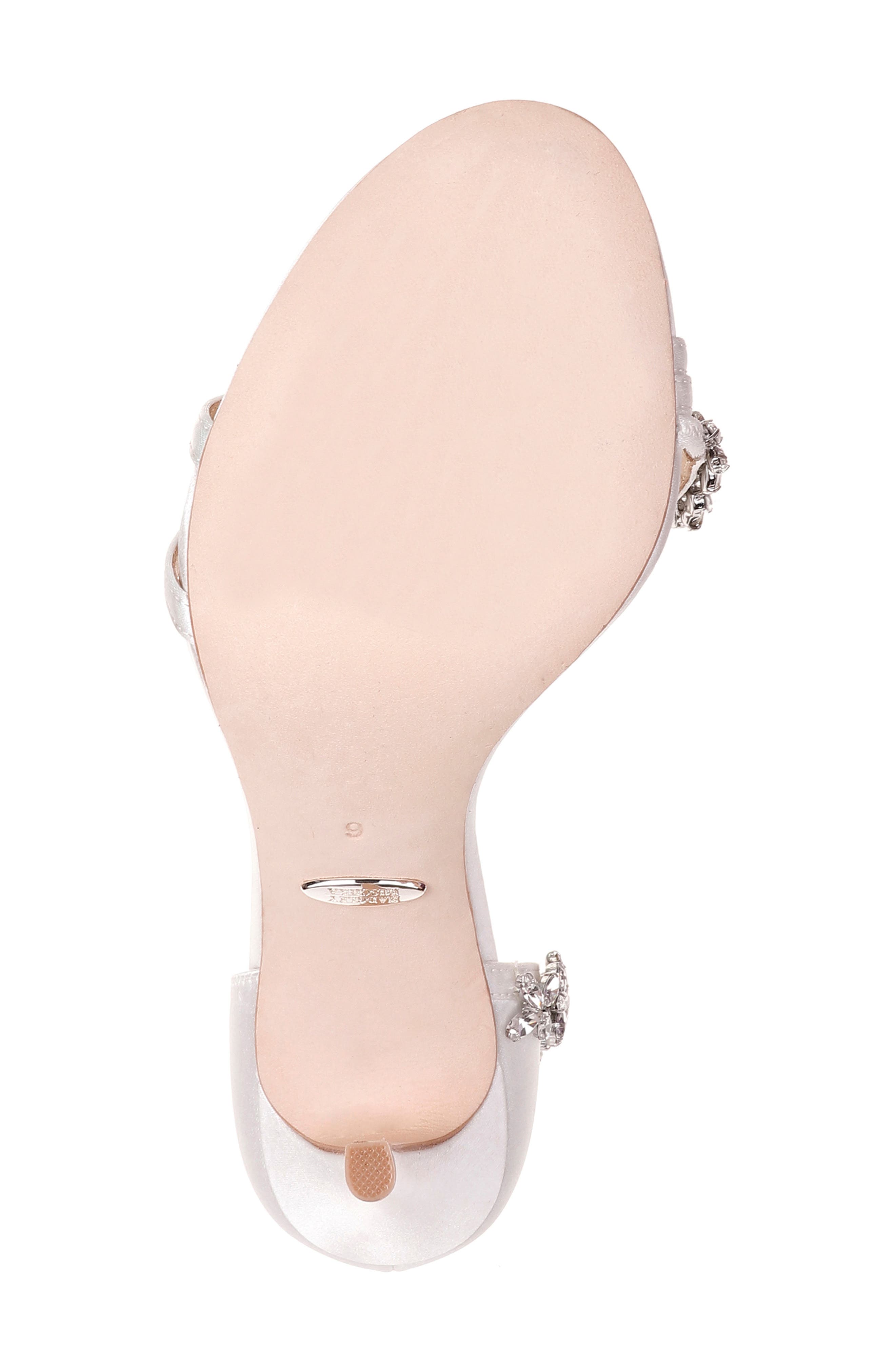 badgley mischka voletta crystal embellished sandal