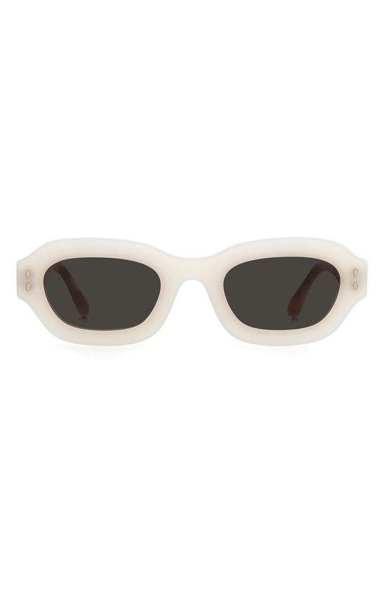 Isabel Marant Kids' 49mm Square Sunglasses In Ivory / Grey