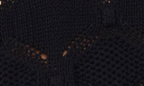 VINCE CAMUTO VINCE CAMUTO OPEN STITCH SLEEVELESS COTTON BLEND SWEATER 