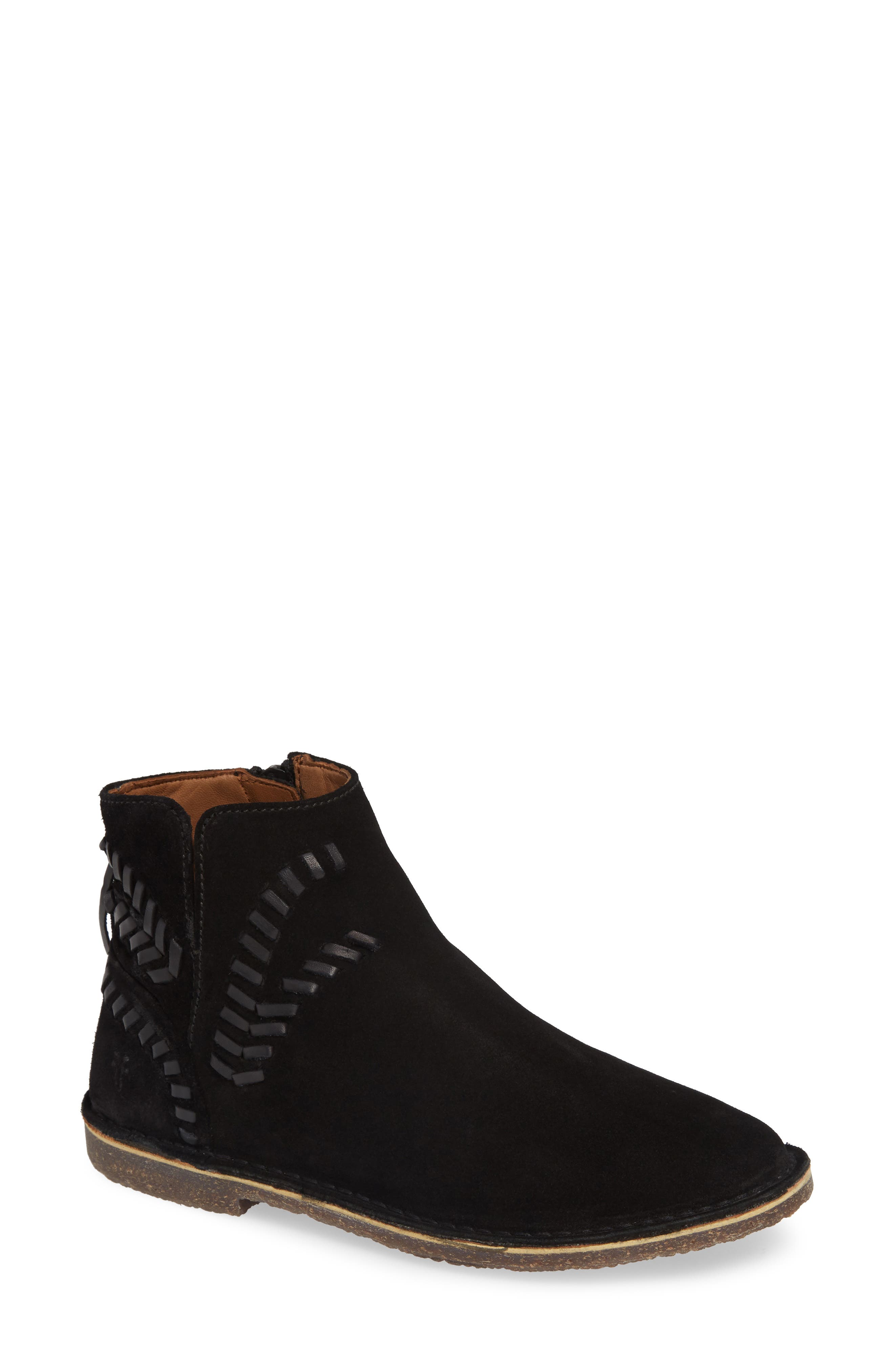 frye sierra whipstitch bootie