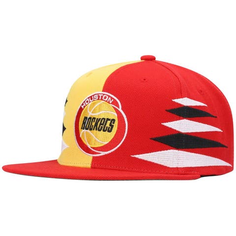 Lids Houston Rockets Mitchell & Ness Slash Century Snapback Hat - Red/Black