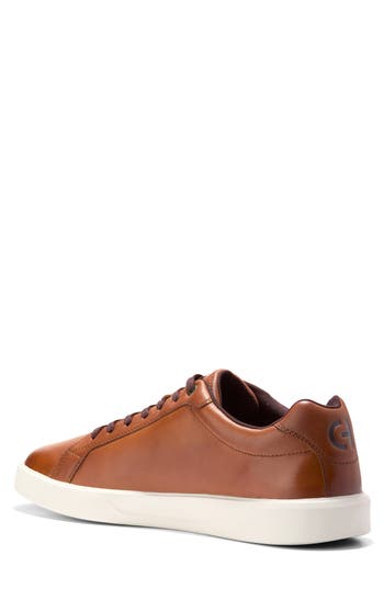 Cole Haan Grand Crosscourt Daily Sneaker In British Tan/dark Chocolate