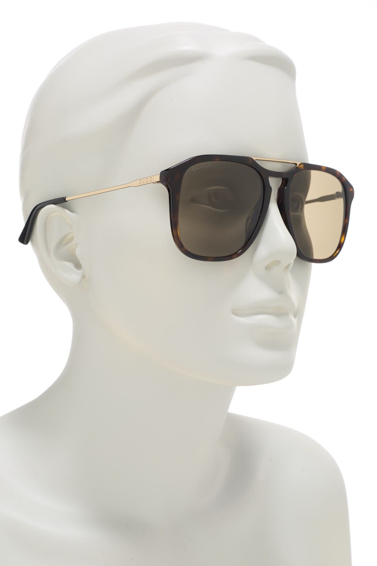 GUCCI | 55mm Brow Bar Sunglasses | Nordstrom Rack