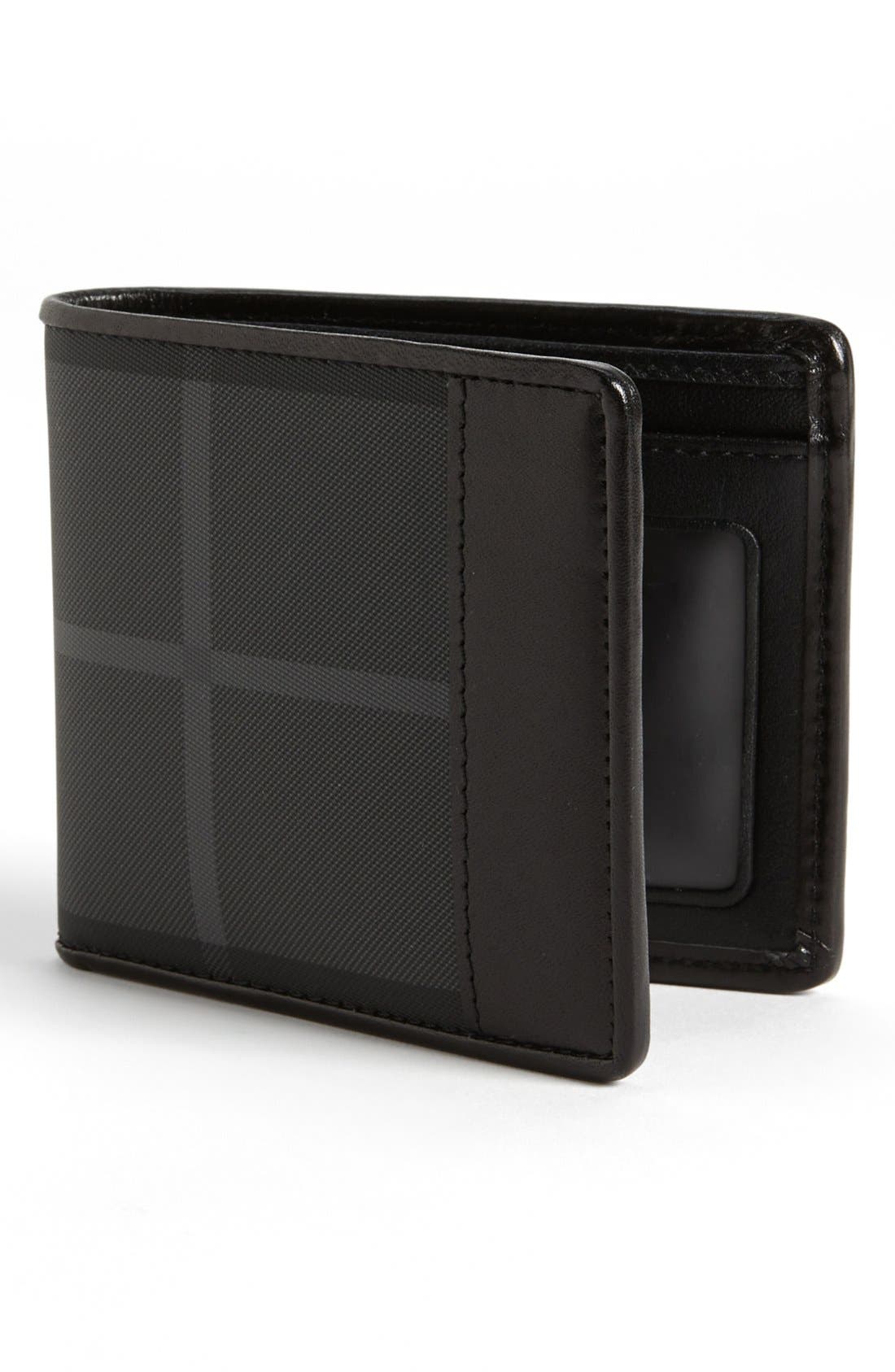 Burberry Check Print Billfold Wallet Nordstrom