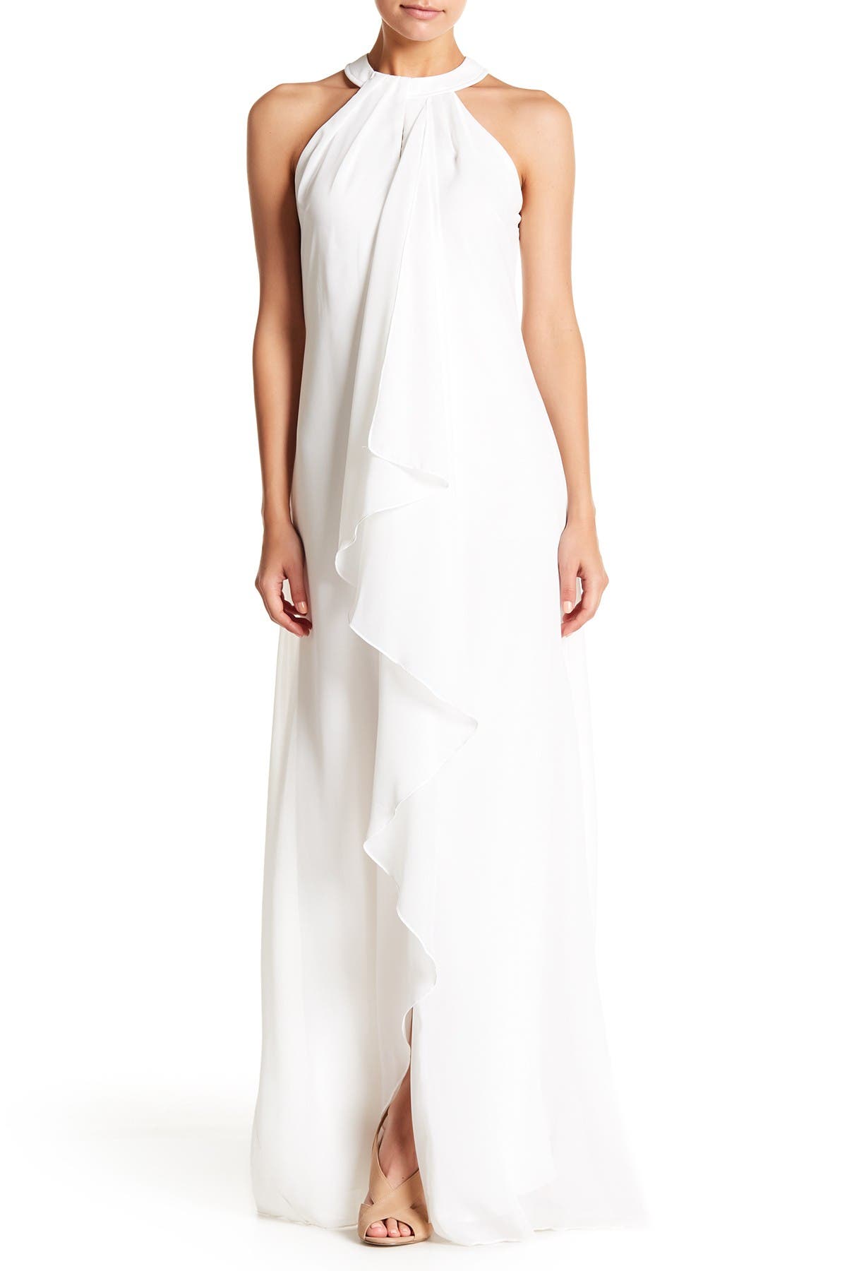 meghan la halter maxi dress