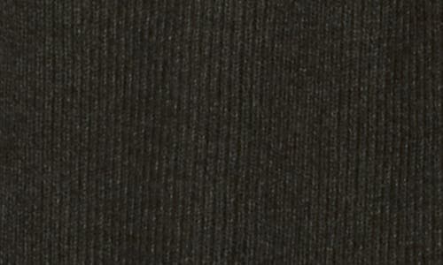 Wayf Long Sleeve Wrap Sweater Dress In Charcoal