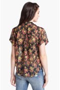Rubbish® Floral Print Shirt (Juniors) | Nordstrom