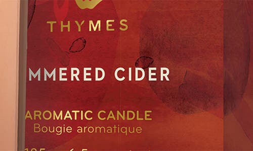 THYMES THYMES SIMMERED CIDER CANDLE 