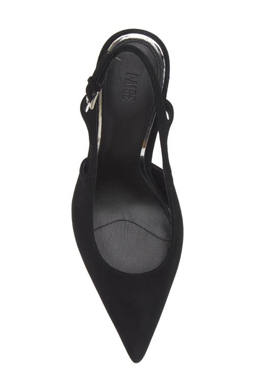 PAIGE PAIGE SAMARA SLINGBACK POINTED TOE PUMP 