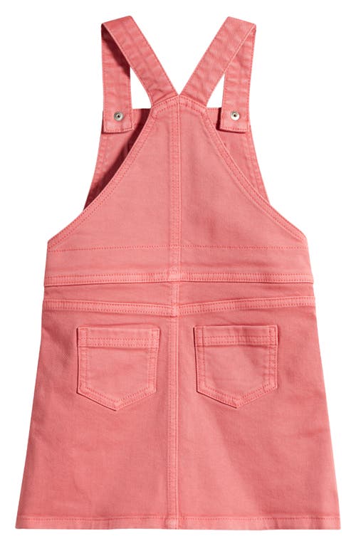 Shop Tucker + Tate Kids' Denim Pinafore Dress In Pink Rapture