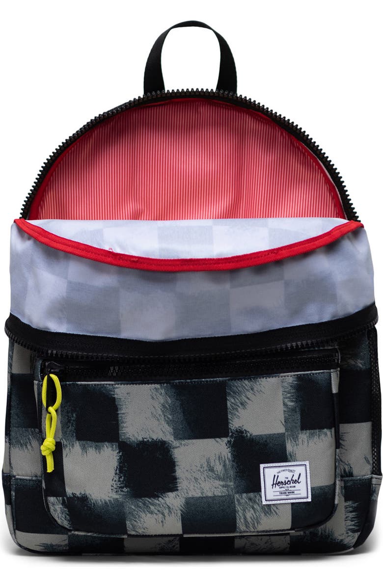 Herschel Supply Co. Kids' Heritage Youth Backpack, Alternate, color, Black Stencil Checker
