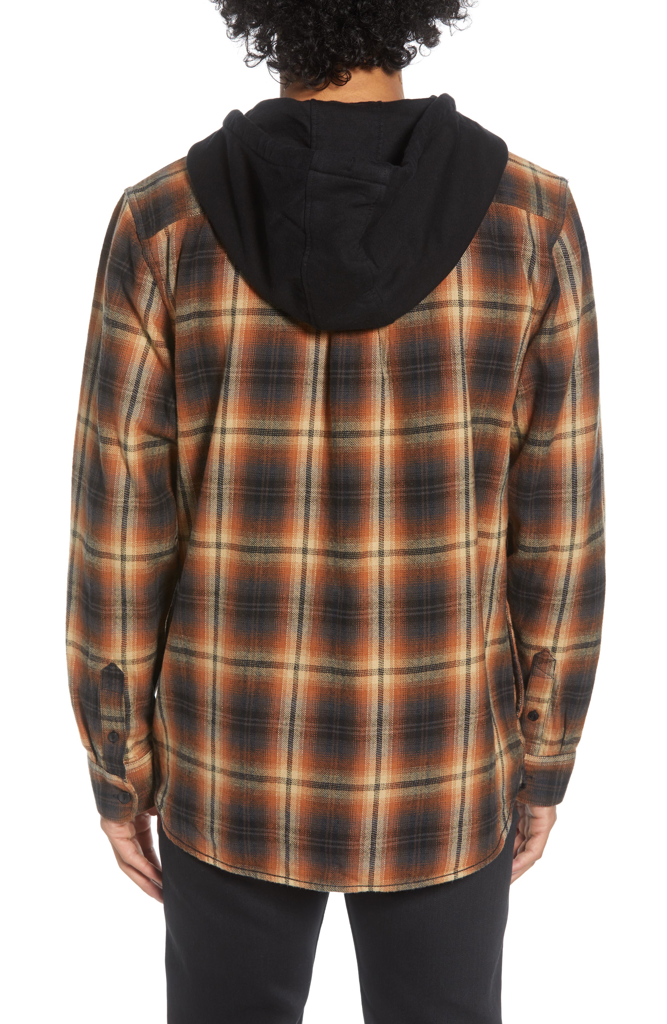 vans hooded flannel