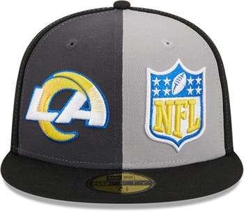 NFL new Era Los Angeles Rams Black, Grey And Blue 59fifty Fitted