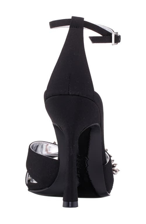 Nina Dawn Ankle Strap Sandal In Black