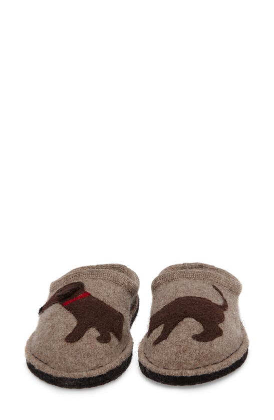HAFLINGER DOG SLIPPER DOGGY EARTH