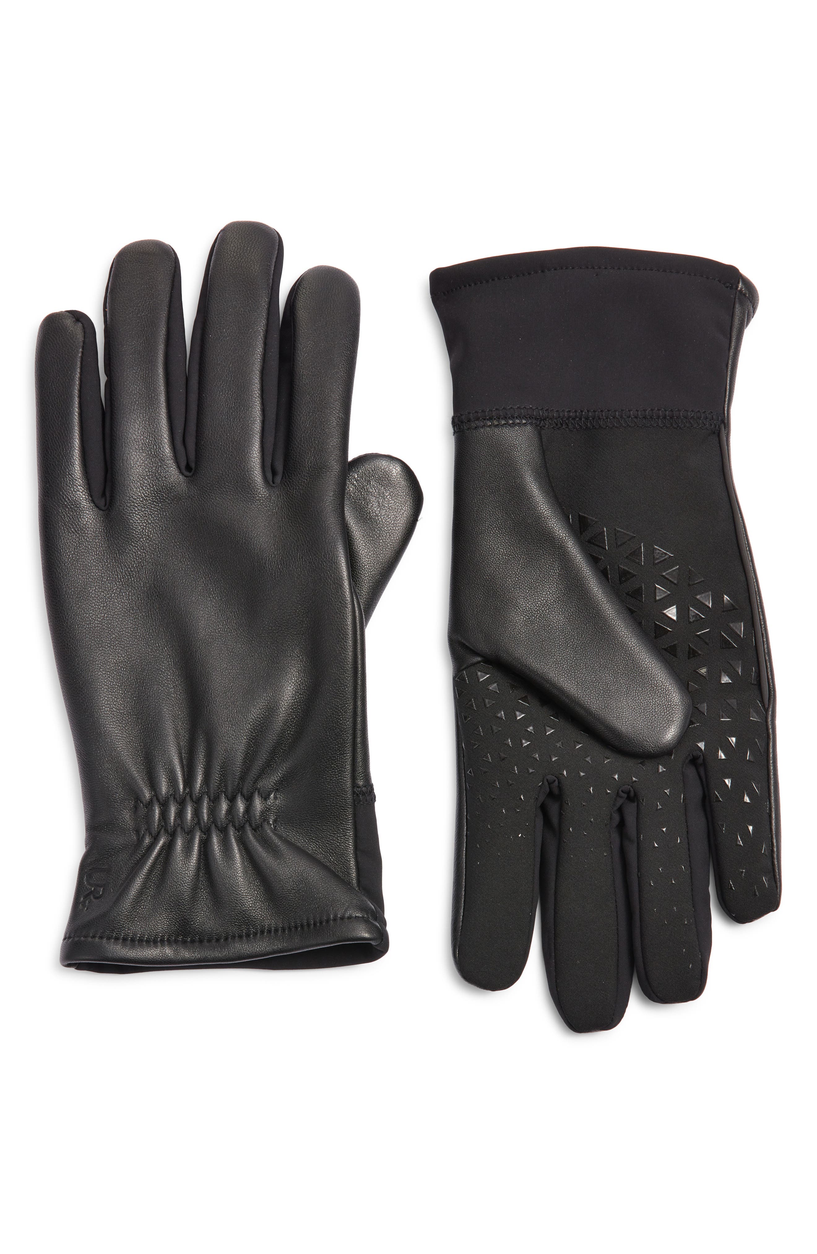 mens leather gloves black friday