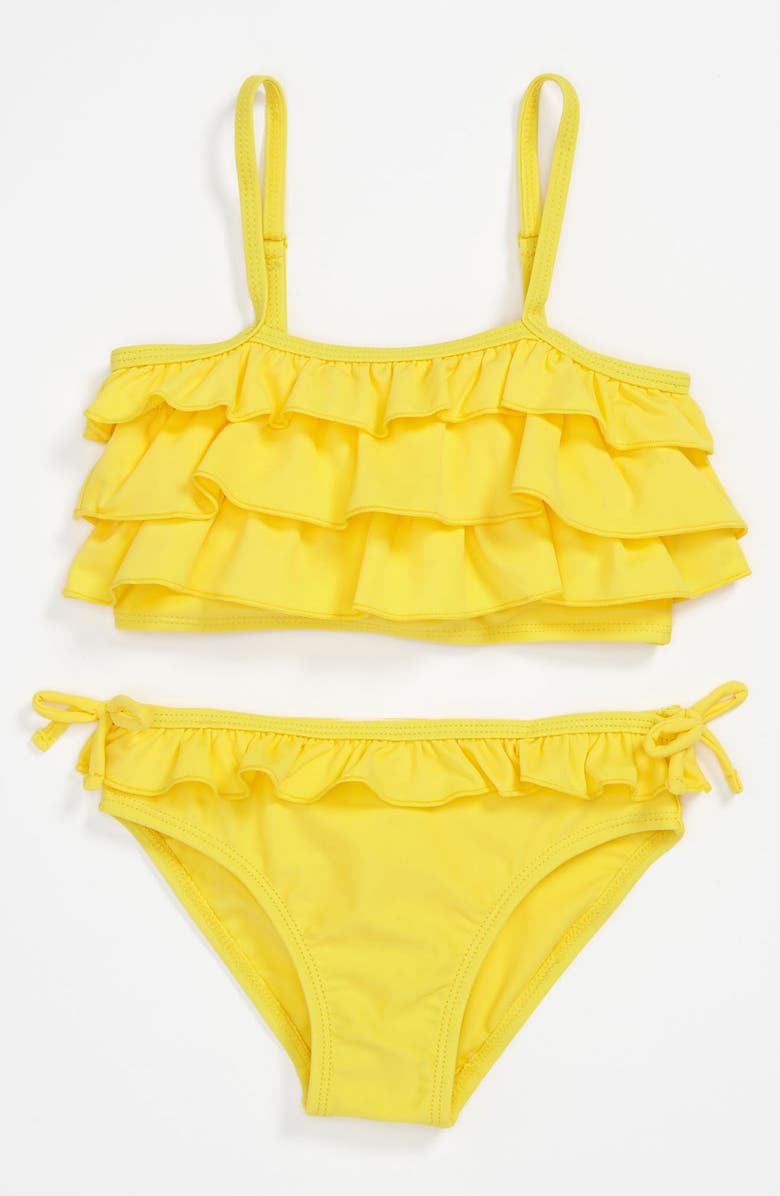 Pumpkin Patch 'Frilled' Two-Piece Tankini Swimsuit (Little Girls & Big ...