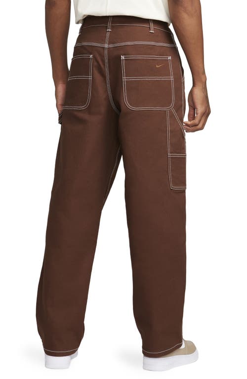 Shop Nike Life Carpenter Pants In Cacao Wow/cacao Wow